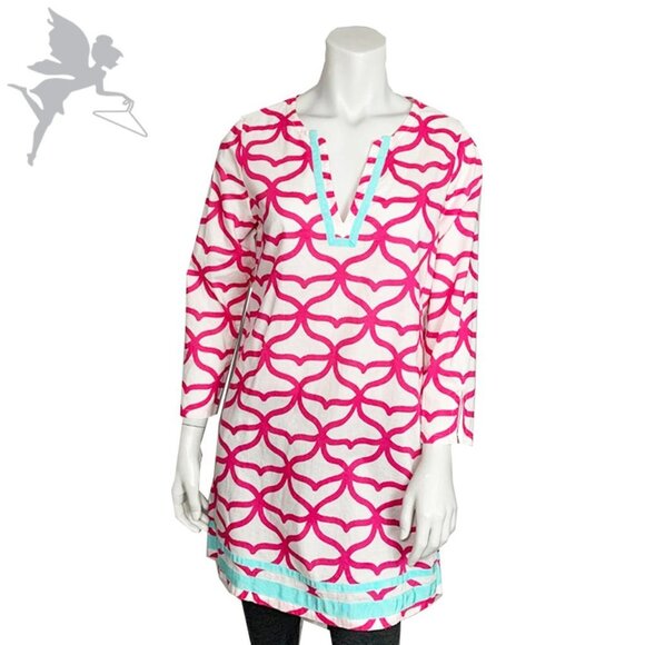 VINEYARD VINES Whale Tale cover up tunic - Picture 1 of 7